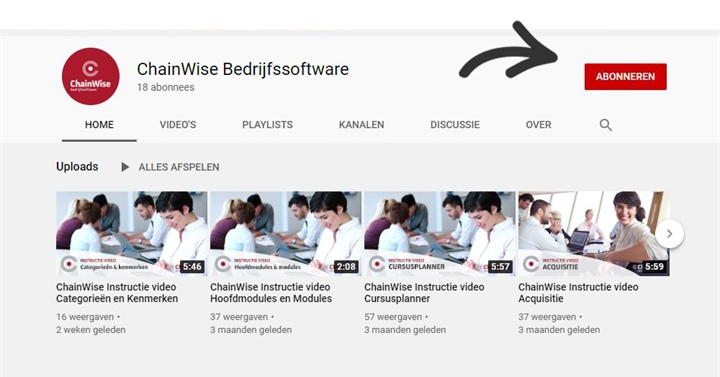 YouTube kanaal ChainWise